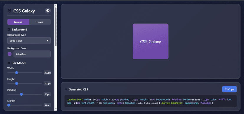 CSS Galaxy
